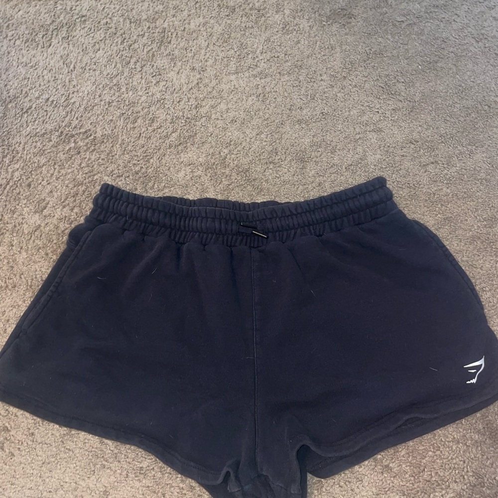 Gymshark Black Athletic Shorts Lightweight Elastic Waist